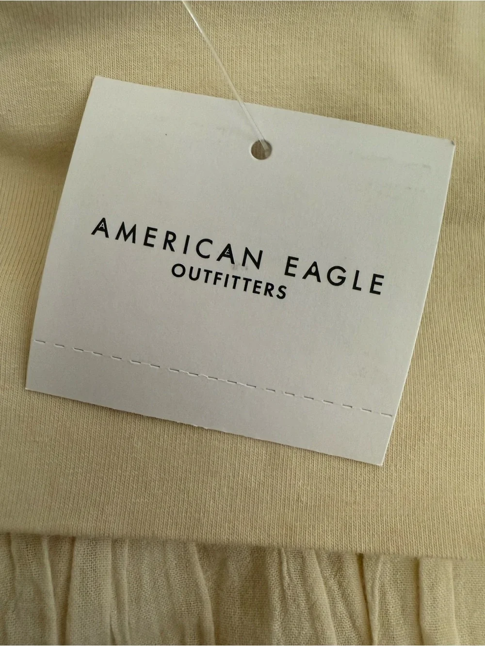 American Eagle Outfitters Cream Tiered Lace Mini Skort